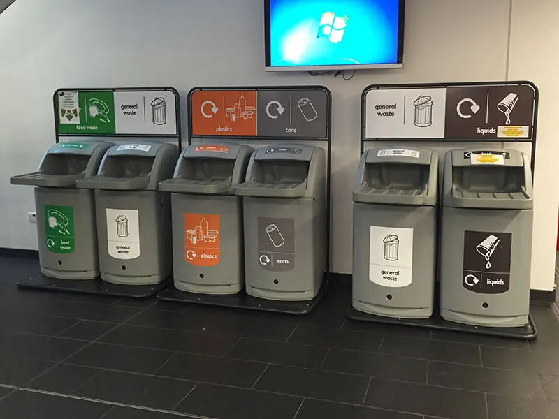 Separación correcta de la basura