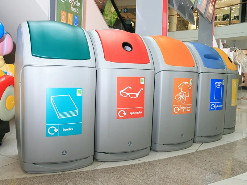 Colores para reciclaje