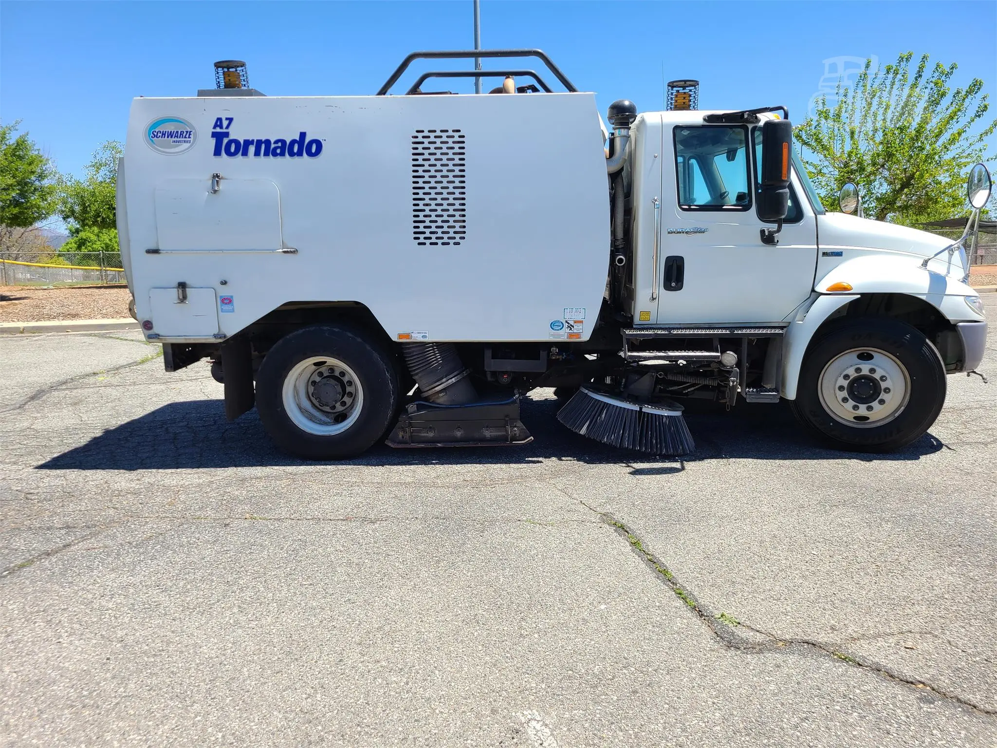 Barredora de calles de recirculación de aire
