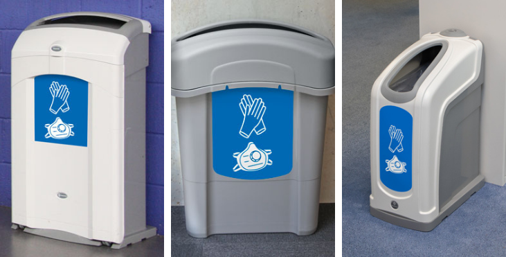 desechos de Equipo de Protección Personal por COVID-19