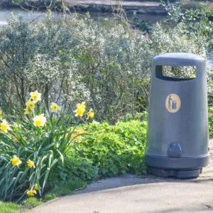 Contenedores de reciclaje para exteriores