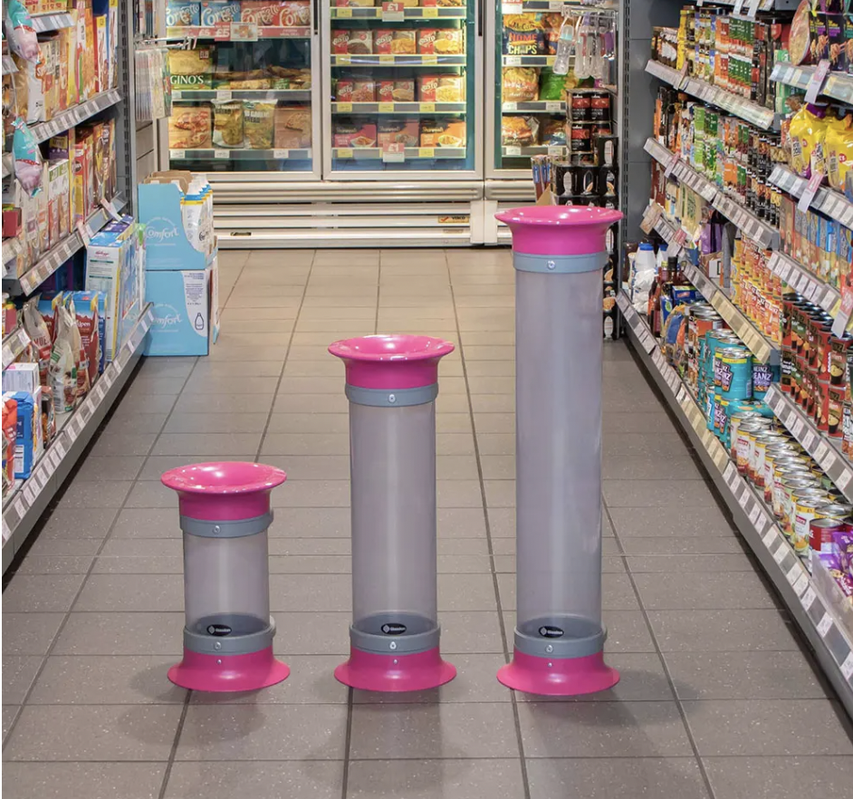 C-Thru: el contenedor para pilas usadas que combina diseño, seguridad y funcionalidad